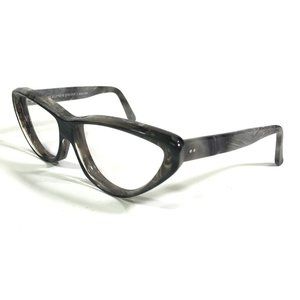 Morgenthal Frederics Eyeglasses Frames VERONA 6233 Grey Horn Cat Eye 55-15-130